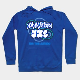 Saskatoon YXE Spray Paint in the Dark Hoodie